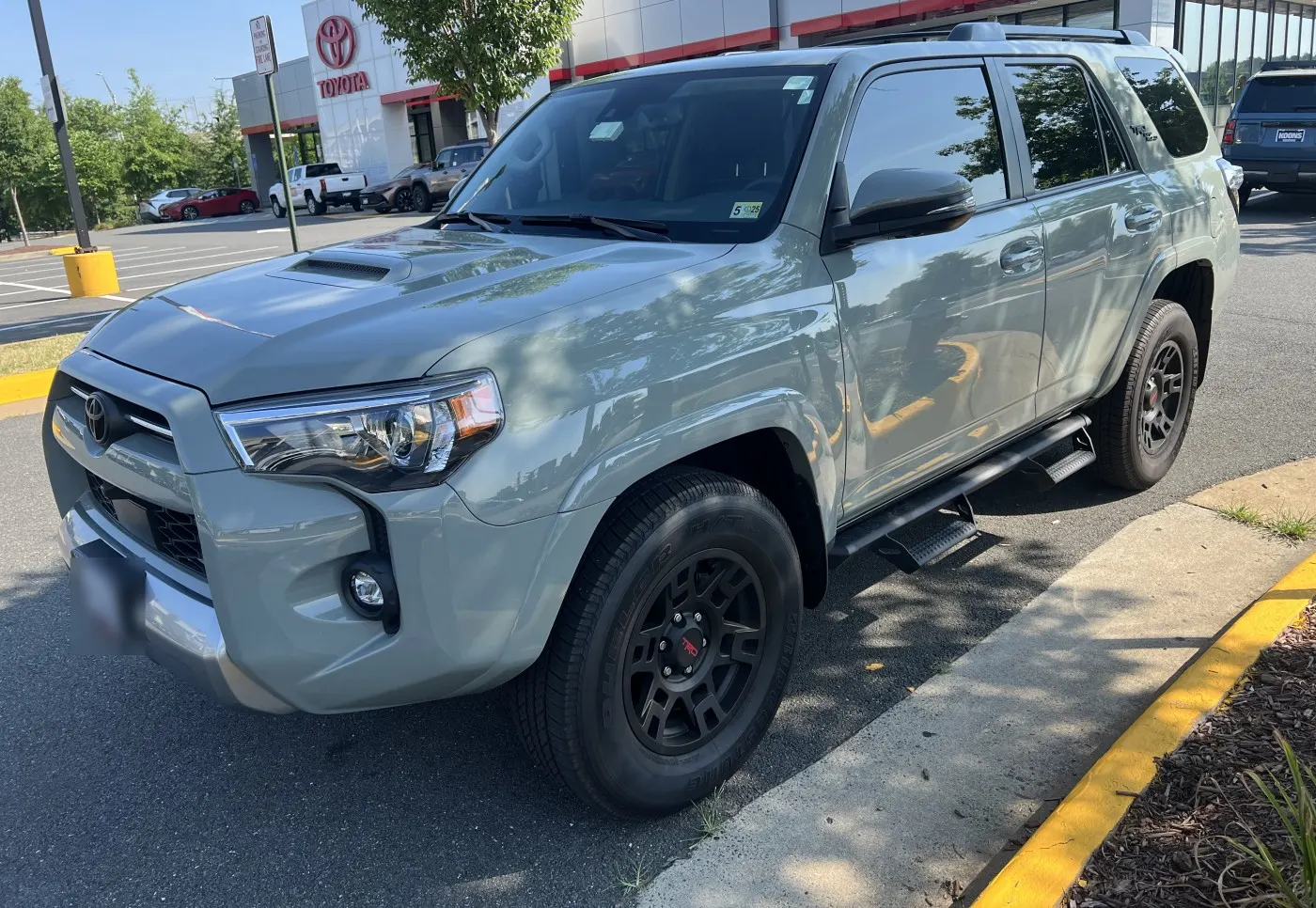 2023 Toyota 4Runner TRD Off-Road on its factory wheels