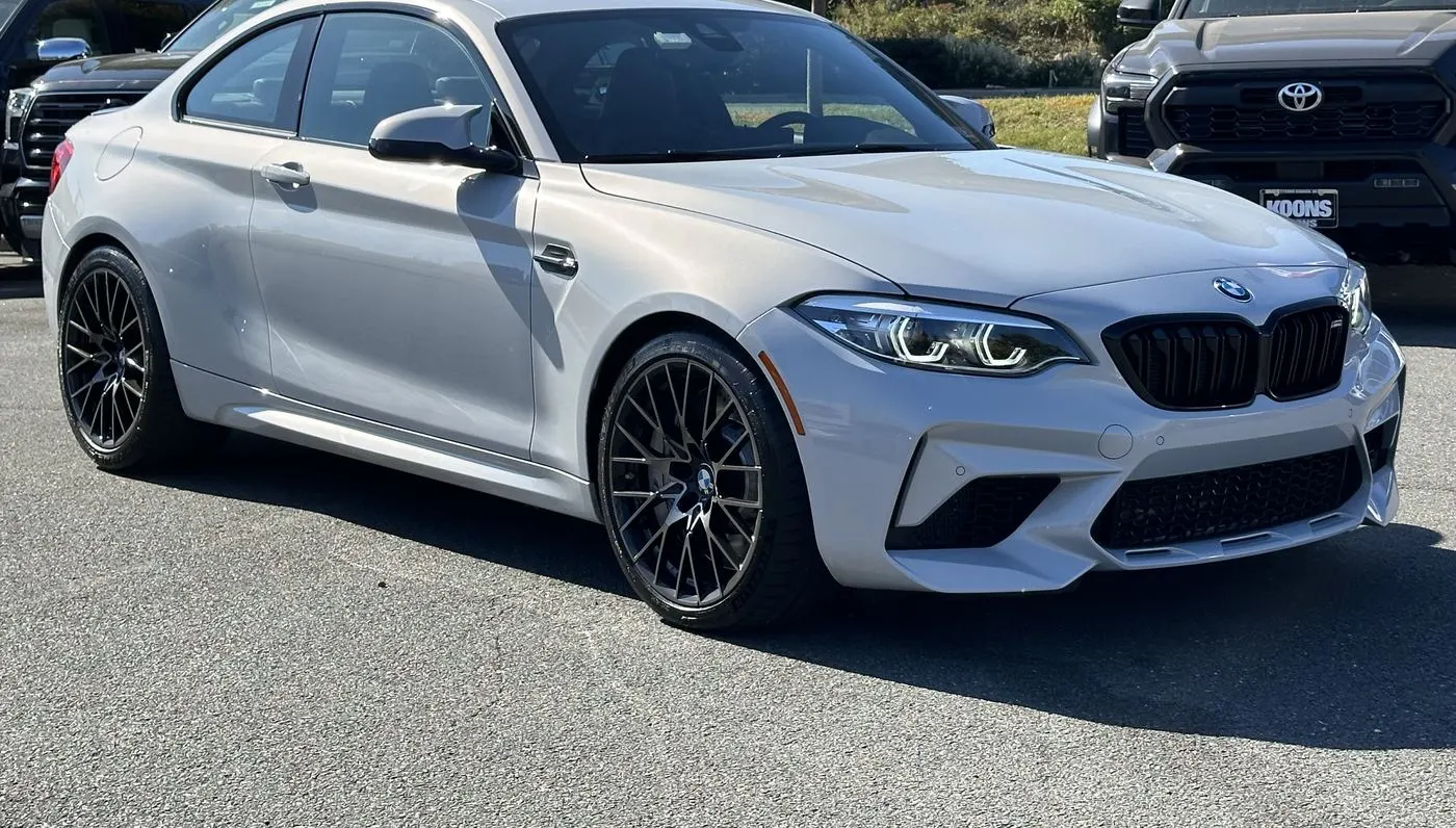 2020 BMW M2 Competition on its factory wheels
